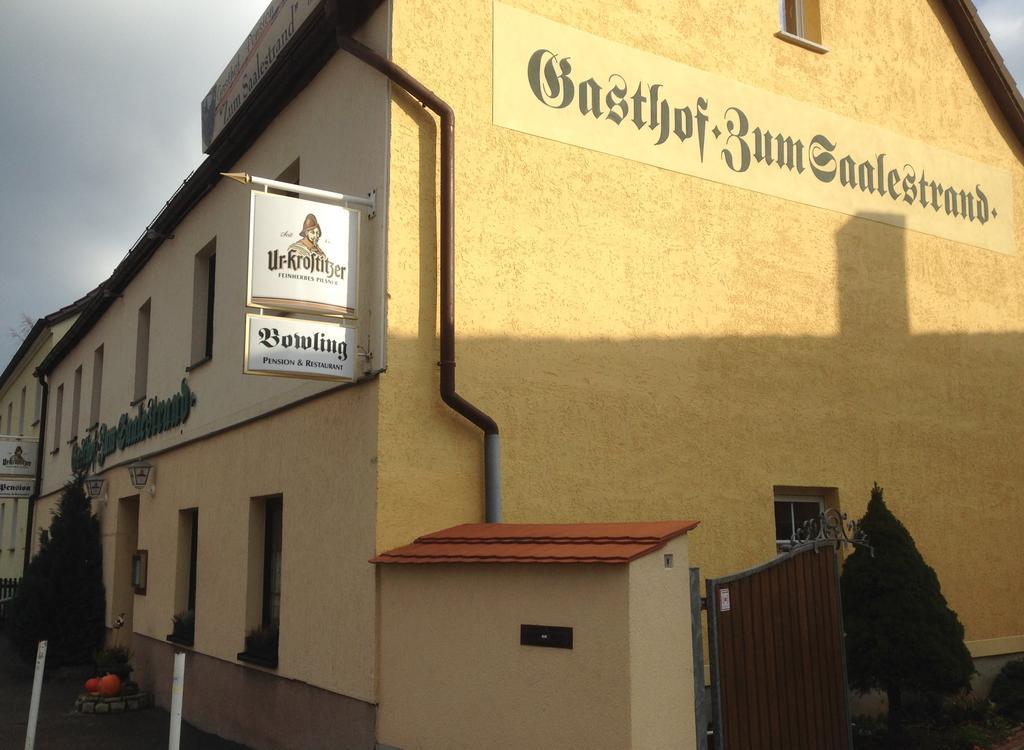 Gasthof & Pension Zum Saalestrand Bad Dürrenberg Exteriér fotografie